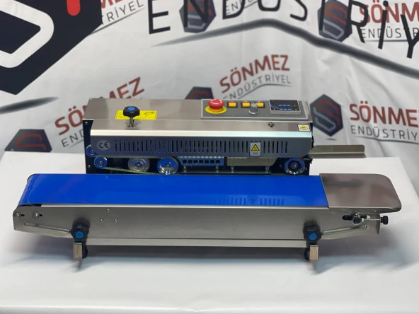 Lavion FRD 750 Konveyörlü Otomatik Yatay Poşet Ağzı Kapatma Makinesi