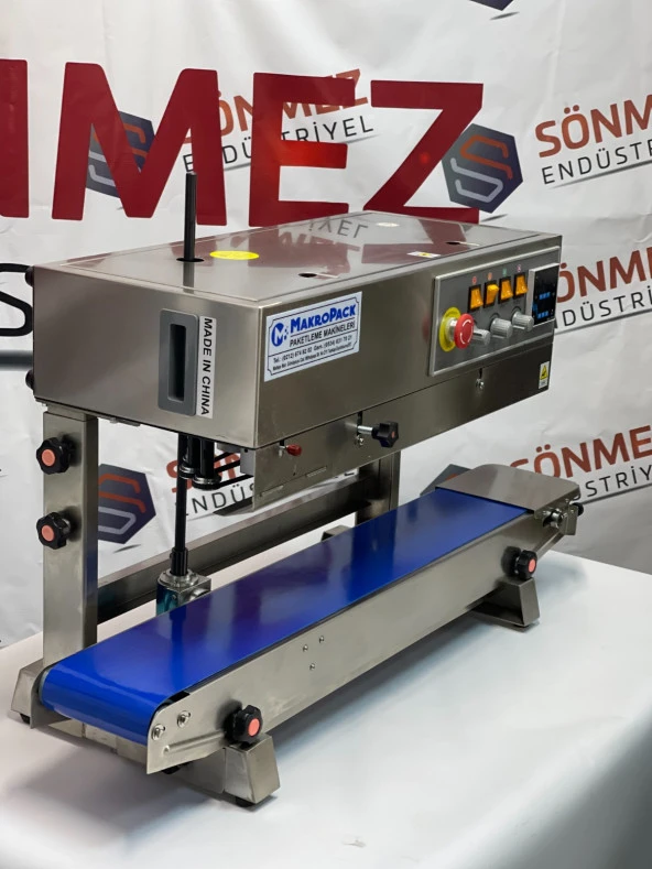 Lavion FRB 810II Dikey Konveyörlü Tarih Kodlamalı Otomatik Poşet Ağzı Kapatma Makinesi - Resim 5