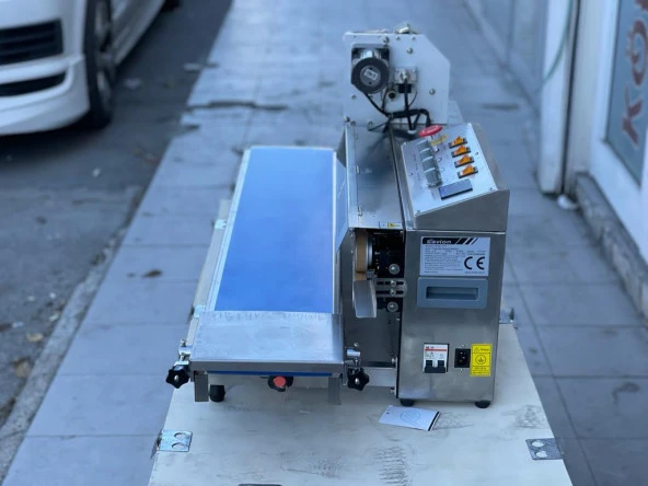 Lavion FRBS 1010 Konveyörlü Otomatik Yatay Poşet Ağzı Kapatma Makinesi Tarih Kodlamalı - 5