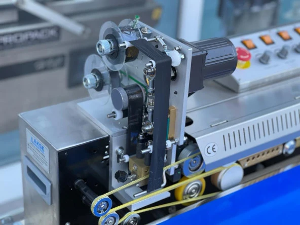 Lavion FRBS 1010 Konveyörlü Otomatik Yatay Poşet Ağzı Kapatma Makinesi Tarih Kodlamalı - 6