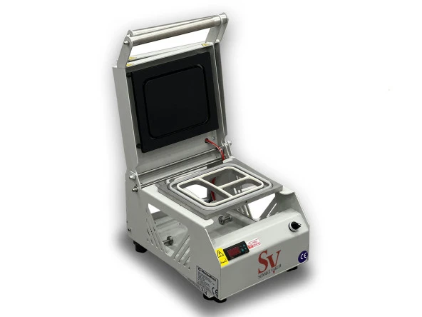 Sönmez Manuel Kase Kapatma 3 Gözlü Eko Model Tabak Kapatma Makinesi Beyaz - Resim 2