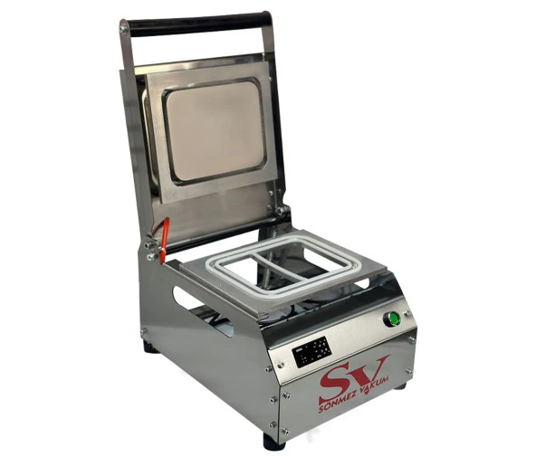 Sönmez Manuel Kase Kapatma 2 Gözlu Tabak Kapatma Makinesi Paslanmaz - 2