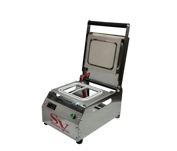 Sönmez Manuel Kase Kapatma 2 Gözlu Tabak Kapatma Makinesi Paslanmaz - 3