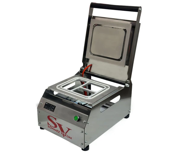 Sönmez Manuel Kase Kapatma 3 Gözlu Tabak Kapatma Makinesi Paslanmaz - 3