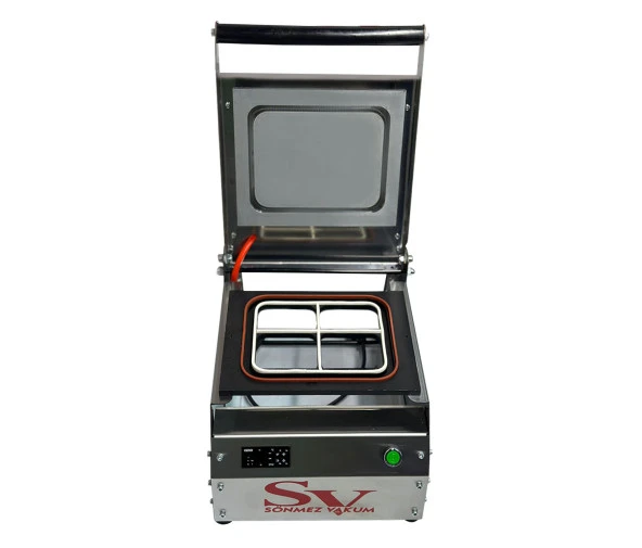 Sönmez Manuel Kase Kapatma 4 Gözlu Tabak Kapatma Makinesi Paslanmaz