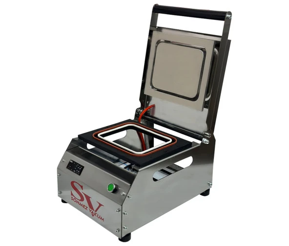 Sönmez SV 350 Manuel Tekli Kase Tabak Kapatma Makinesi Paslanmaz - Resim 3