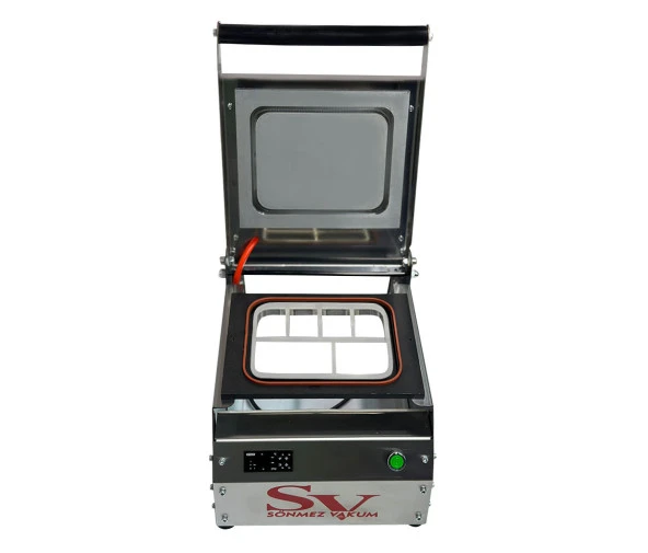 Sönmez Manuel 6 Bölmeli Kahvaltı Tabağı Kapatma Paketleme Makinesi Paslanmaz