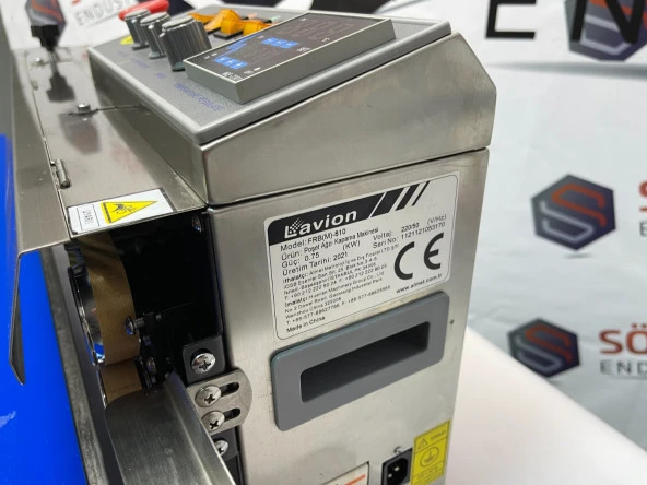 Lavion FRB 810 Konveyörlü Tarih Kodlamalı Otomatik Yatay Poşet Ağzı Kapatma Makinesi - 4