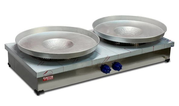 Paslanmaz Çiftli Tantuni Ocağı 50*110 Cm DOĞALGAZLI Özel Üretim Tepsi Dahil Özel - Resim 2