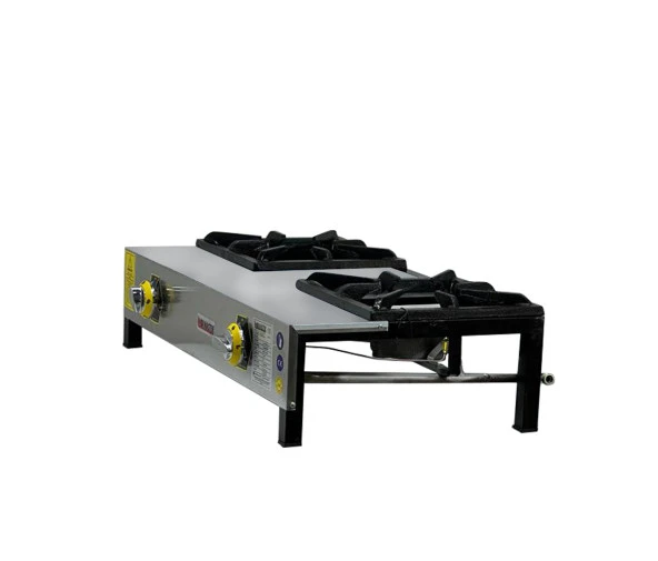 İnoxmaster 2li Lokanta Ocağı Kısa Ayak Ce Belgeli Lpgli Tüplü - 3