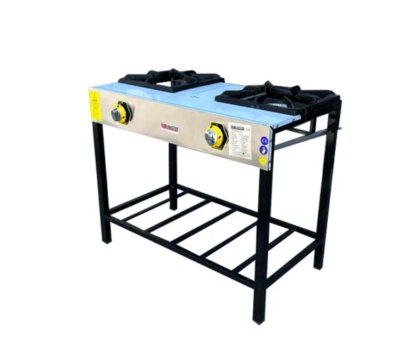 İnoxmaster 2li Lokanta Ocağı Yüksek Ayak Ce Belgeli Lpg li Tüplü - 3
