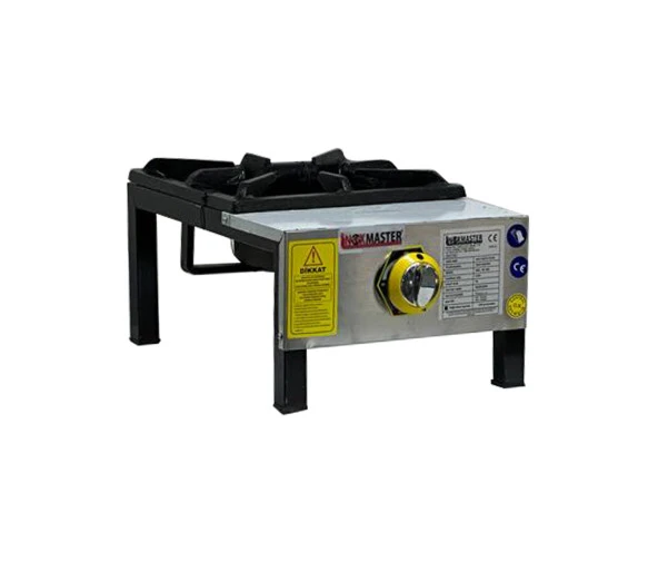 İnoxmaster Tekli Lokanta Ocağı Kısa Ayak Ce Belgeli Doğalgazlı - 2