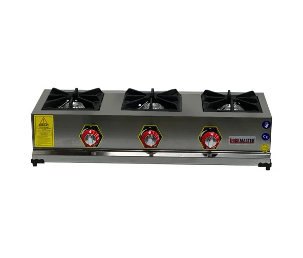İnoxmaster 3lü Mini Ocak Ce Belgeli Doğalgazlı