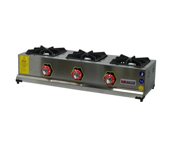 İnoxmaster 3lü Mini Ocak Ce Belgeli Doğalgazlı - 3