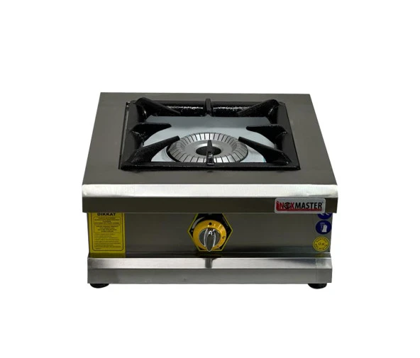 İnoxmaster Tekli Set Üstü Endüstriyel Ocak Ce Belgeli Lpgli Tüplü - Resim 4