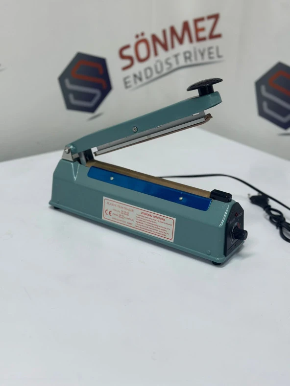 SÖNMEZ Fs-200  20 Cm Metal Gövde Naylon Poşet Ağzı Kapatma Yapıştırma Makinesi