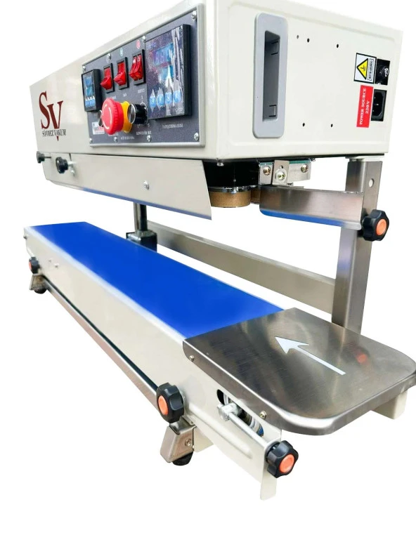 Sönmez Vakum Otomatik Dikey Tarih Kodlamalı Konveyörlü Poşet Kapatma Makinesi - 3