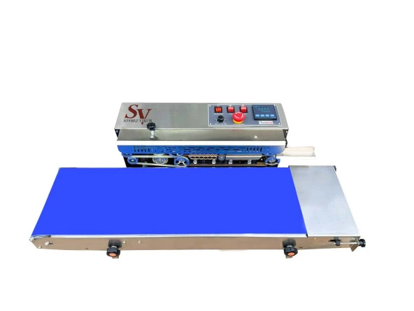 Sönmez Vakum Otomatik Geniş Konveyörlü Poşet Ağzı Yapıştırma Makinesi ürün görseli 1