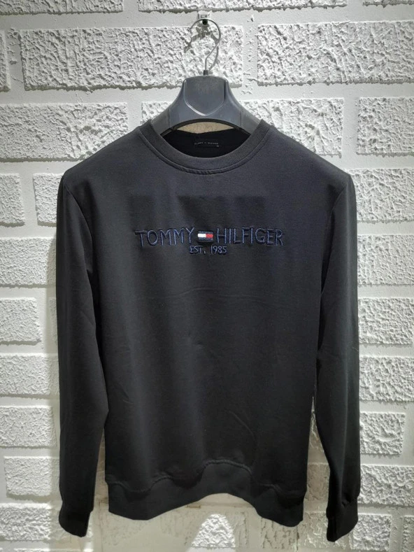 TOMMY HİLFİGER ÖN NAKIŞ DETAYLI SWEAT