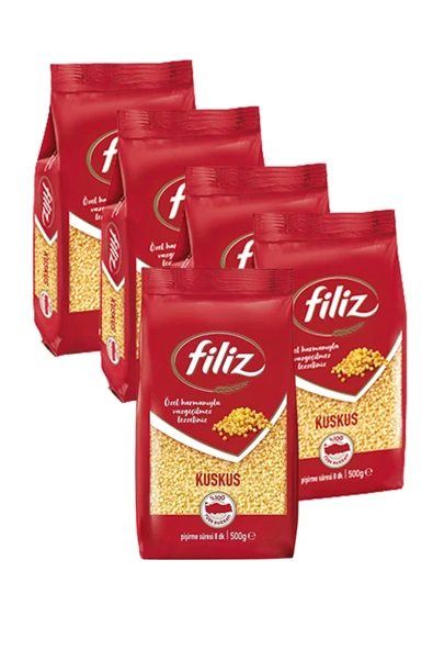 Filiz Kuskus Makarna 500 gr x 5 adet