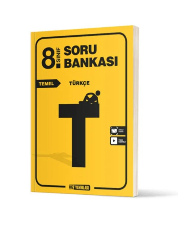 Hız Yayınları 8. Sınıf Temel Türkçe Soru Bankası