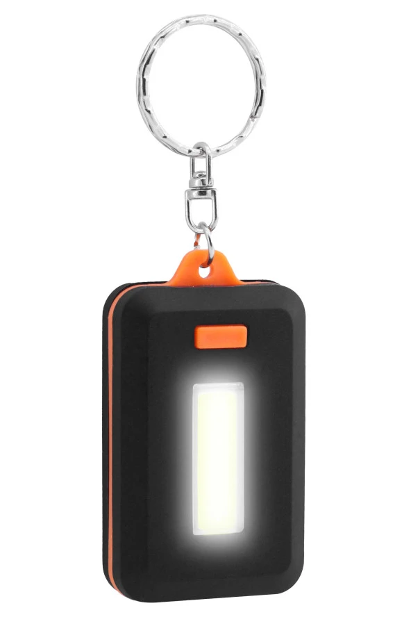 3 Modlu Anahtarlık El Feneri Mini COB Led Lamba Acil Durum Işığı