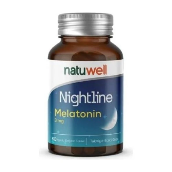 Natuwell Nightline Melatonin 60 Ağızda Dağılan Tablet