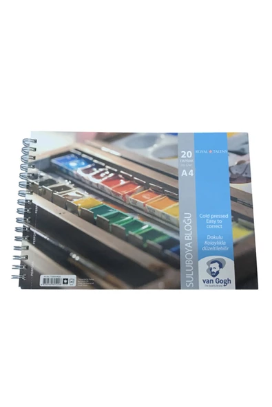 Van Gogh Spiralli A4 300gr 20yp Sulu Boya Blok / 300A44020