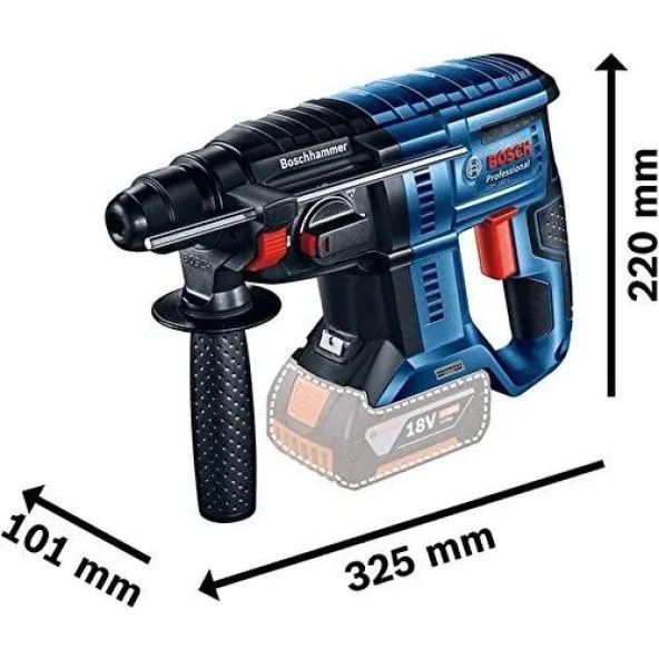 BOSCH GBH 180Lİ 4Ah ÇİFT AKÜLÜ KIRICI - 4