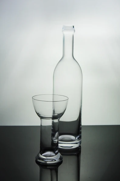 Paşabahçe Denizli Cam El İmalatı Kristal Başucu Sürahisi 1019059 91210 - Resim 2