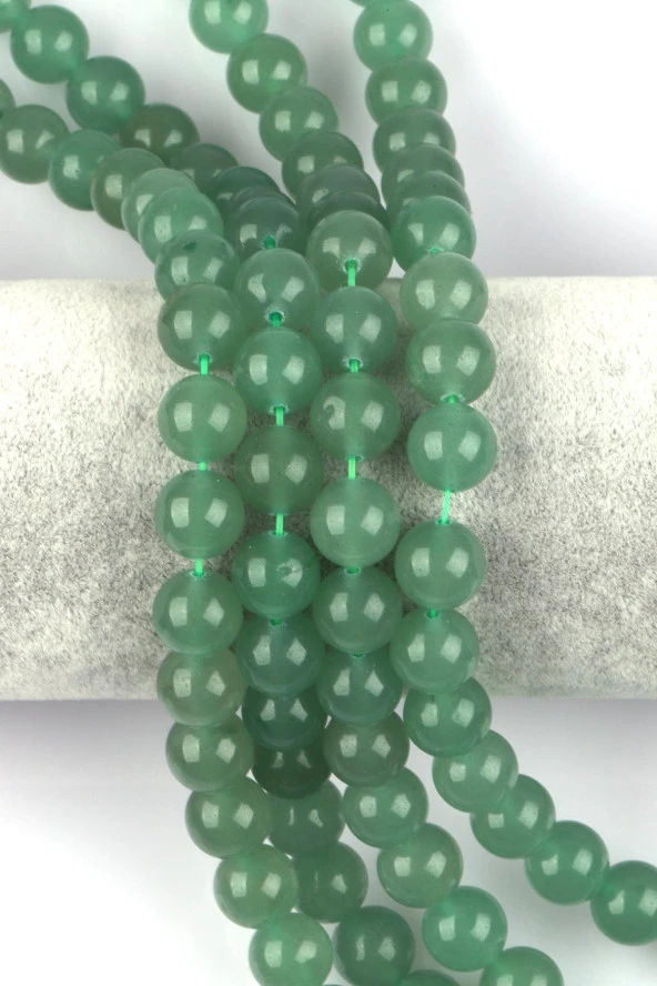 Aventurin Doğal Taş Dizi 10 mm Küre Kesim