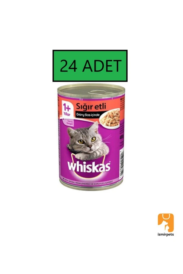 Biftekli Konserve Yaş Mama 400 Gr X 24 ADET