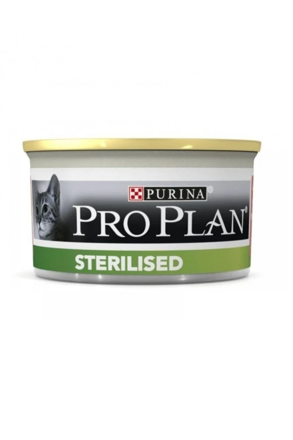 Pro Plan Somonlu Ve Ton Balıklı Kısırlaştırılmış Kedi Konservesi 85gr X 12 Adet