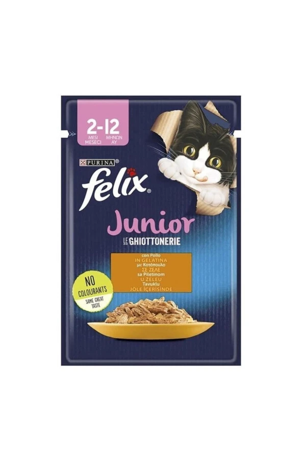 Felix Tavuklu Yavru Kedi Konservesi 85 Gr X 26 Adet Chicken Cat Food