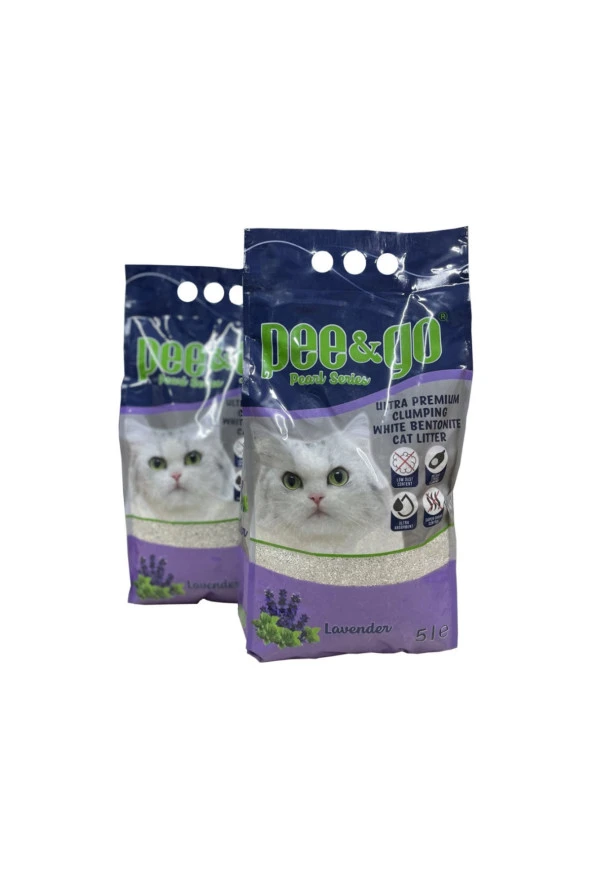 Kedi Kumu 5 Lt Lavanta Kokulu X 2 ADET