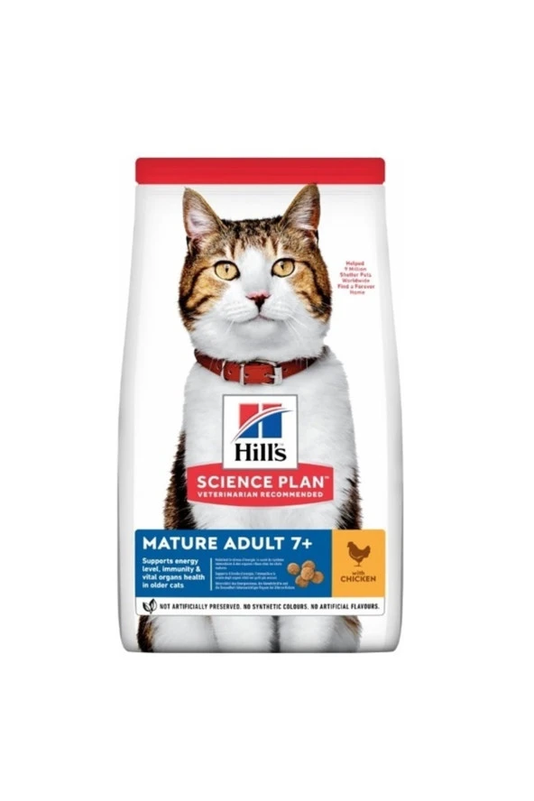 Tavuklu +7 Yaşlı Kuru Kedi Maması 3 Kg Science Plan Mature Chicken Cat Food