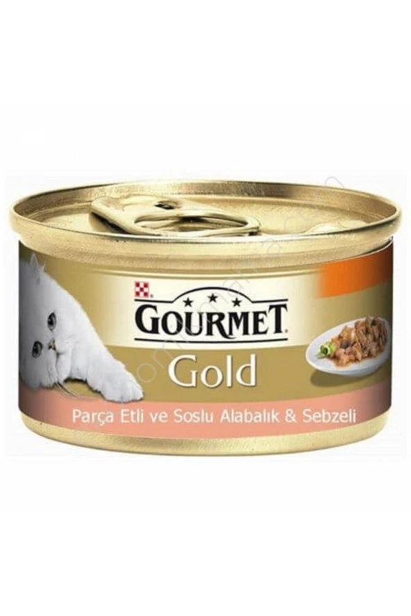 Parça Etli Alabalık&sebze 85gr Yaş Kedi Konservesi 12 Adet ürün görseli