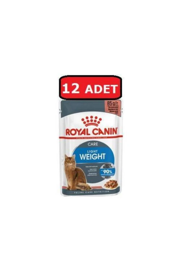 Light Weight Care Gravy Adult 85 gr X 12 Adet Yaş Kedi Maması Pounç