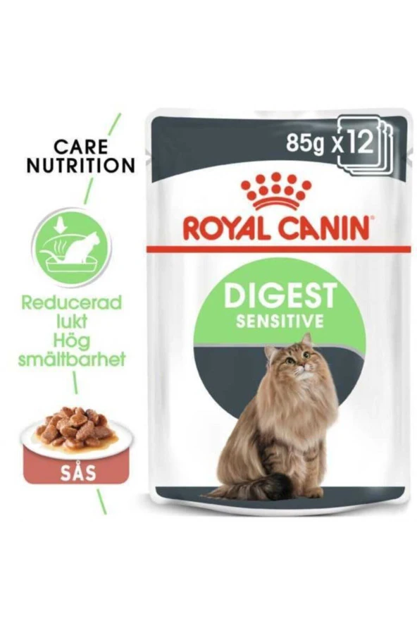 Digest Sensitive Pouch Kedi Konservesi 85 Gr  12 Adet ürün görseli