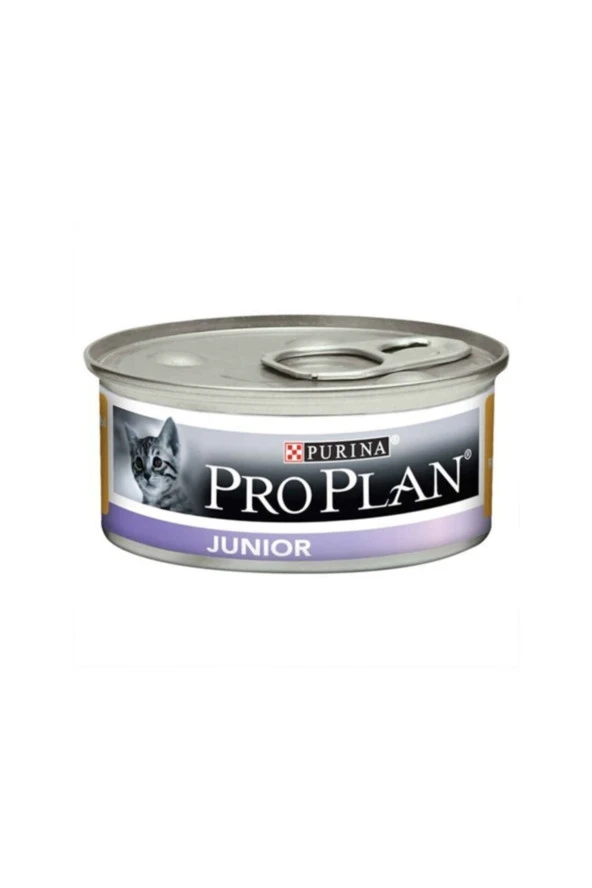 Proplan Junior Kitten Tavuklu Yavru Kedi Yaş Mama 12 Adet X 85 Gr Konserve