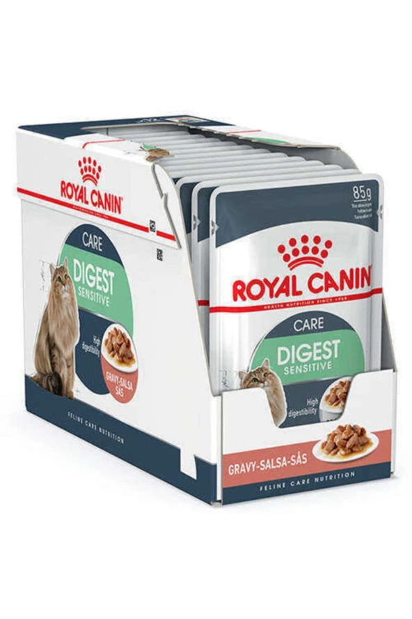 Digest Sensitive Pouch Kedi Konservesi 85 Gr  12 Adet - Resim 2
