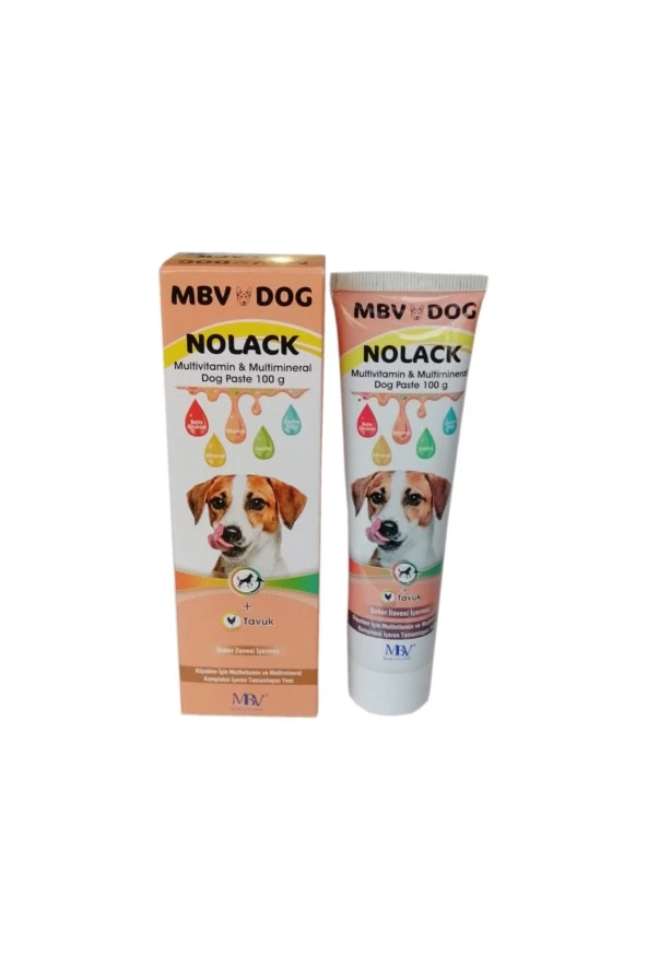 Dog Nolack Multivitamin Multimineral Dog Paste 100 Gr Köpek Sağlık Ürünü ürün görseli