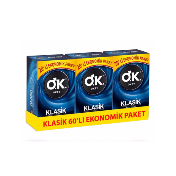 Okey Klasik 20'li 3 Adet Prezvetif