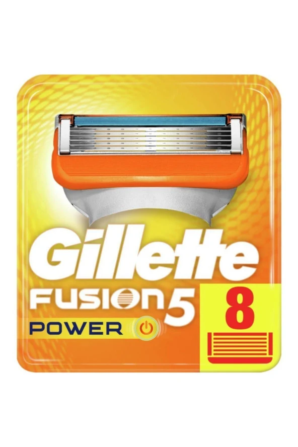 Gillette Fusion Power Yedek Tıraş Bıçağı Karton Paket 8'li