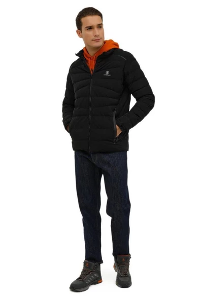 Lumberjack ML MARCEL COAT 2SN56 3PR Erkek Mont Siyah S-XXL - 5