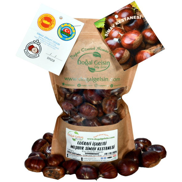 Doğal Gelsin Coğrafi İşaretli Meşhur Simav Kestanesi (Büyük Boy) - 1 Kg