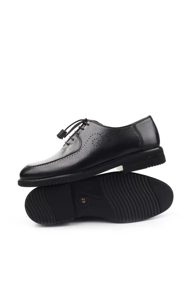 Benart 0605 Hakiki Deri Bağcıklı Günlük Erkek Ayakkabı - 7