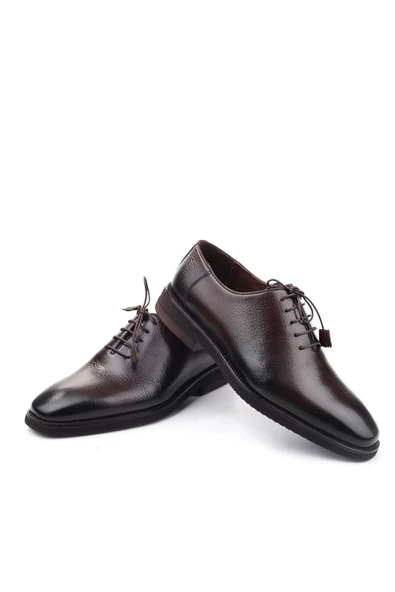 Benart 0066 Hakiki Deri Bağcıklı Günlük Erkek Ayakkabı - Resim 6