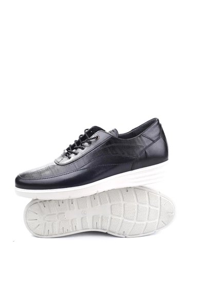 Benart 743 Hakiki Deri Bağcıklı Günlük Erkek Ayakkabı - Resim 5