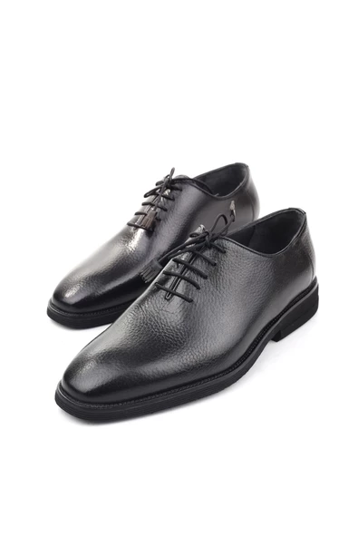 Benart 0066 Hakiki Deri Bağcıklı Günlük Erkek Ayakkabı - Resim 3